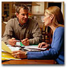 couple discussing finances